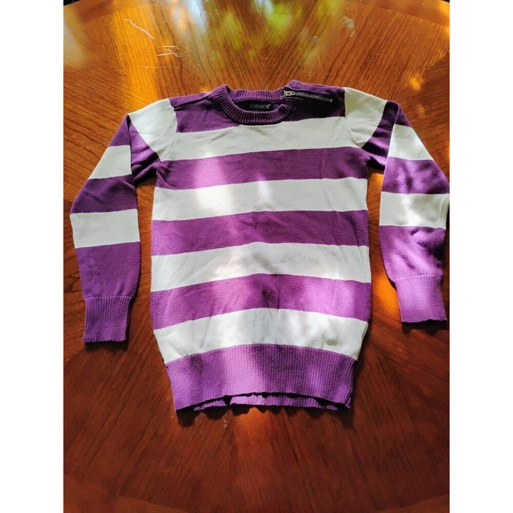 (1258) Jordache Children's Zip Shoulder Sweater - Size: S/Ch (6-6x)